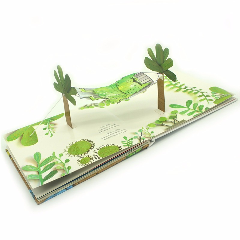 Professional Cardboard Paper Custom Printing Children Pop up Book New Design Children Pop up Book