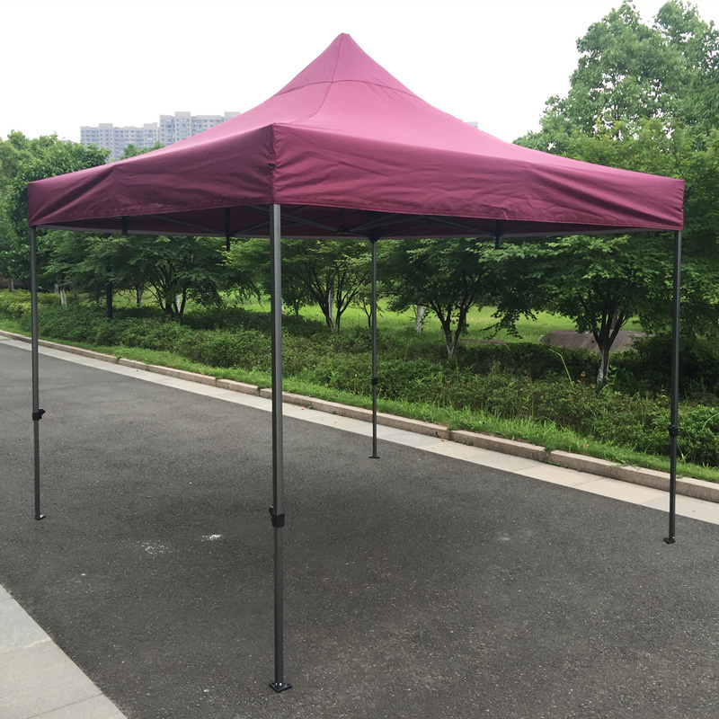 3X3m Wine Red Top Outdoor Folding Canopy Pop up Gazebo