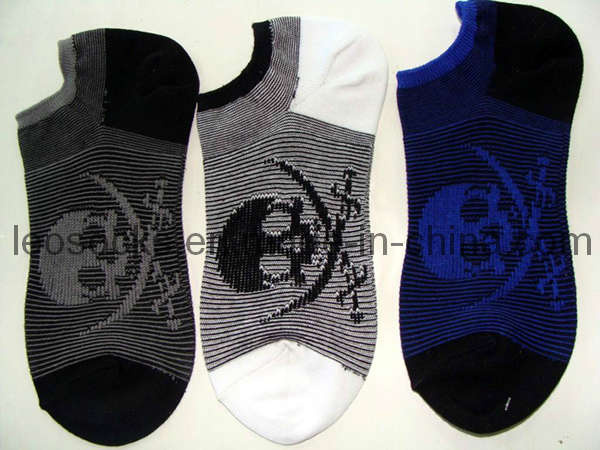 Man Low Cut Socks with Skull Design