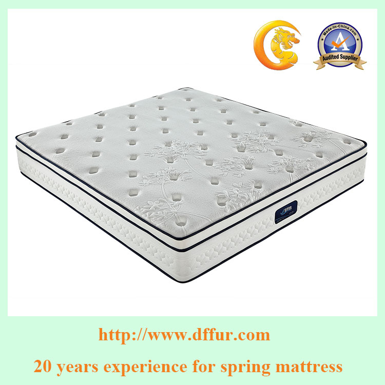 Pocket Spring Memory Latex Mattress with Vacuum Compressed for Hotel Furniture