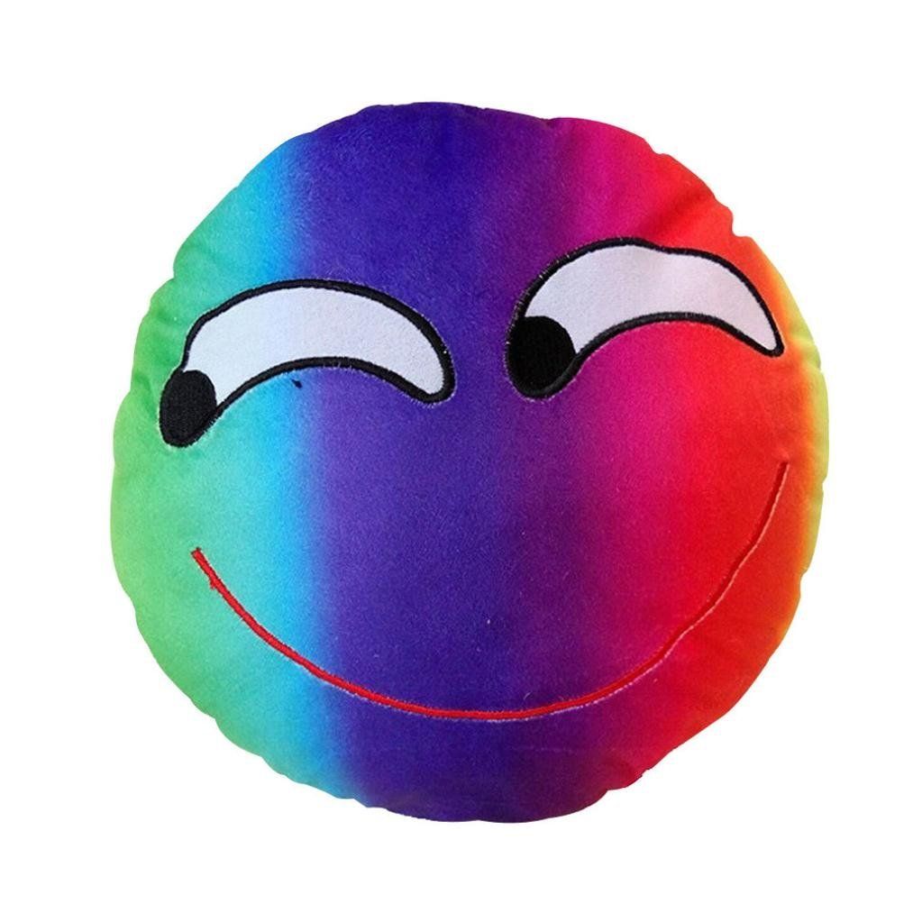 6 Inch Soft Decorative Color Emoji Pillow