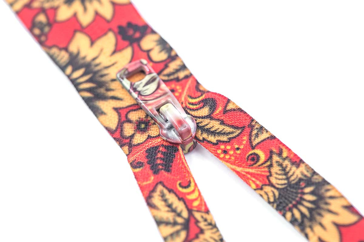 Vislon Zipper with Fancy Puller and Coloured Tape/Top Quality