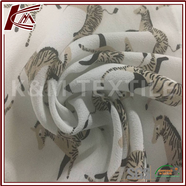 Soft Feeling Silk Customized Printed Viscose Fabric for Dress