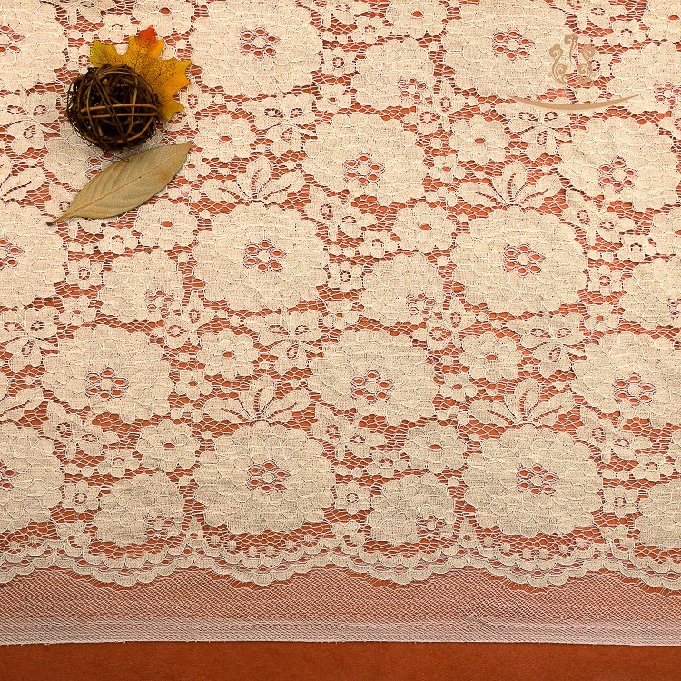 Newest Jacquard Voile Lace Fabric