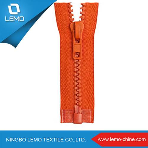 Two Open End Slider Plastic Zipper for Clothing Accessories
