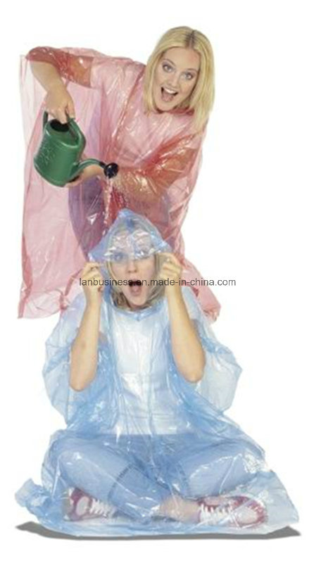 PE Emergency Rain Jacket with Various of Colors