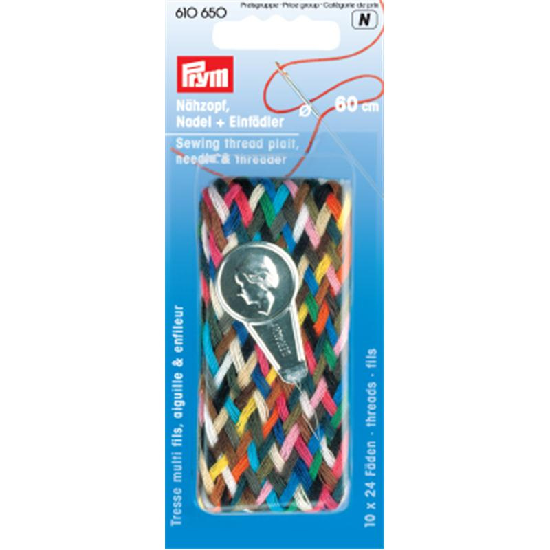 Colorful Braided Sewing Thread with 100% Spun Polyester