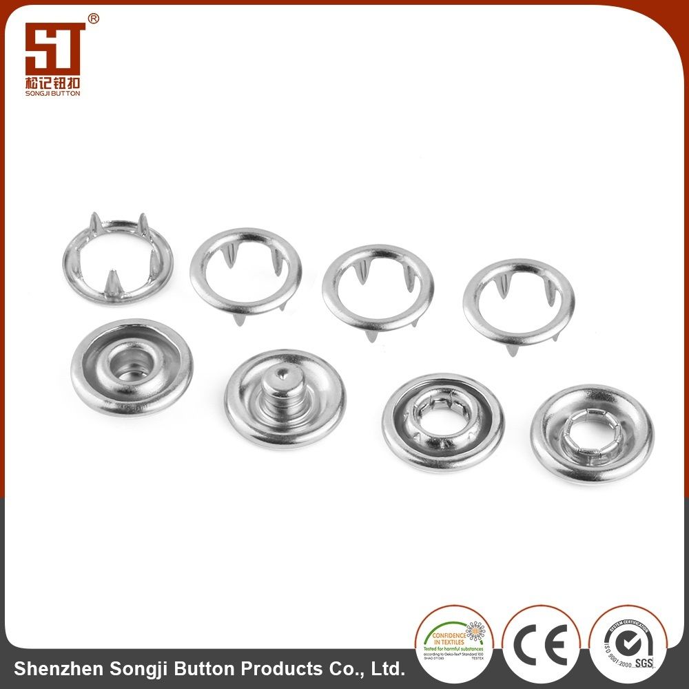Wholesale Simple Round Snap Fashion Metal Button