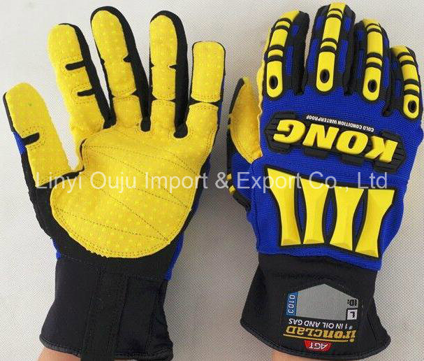 TPR Impact Gloves Mechanic Safety Glove with Ce