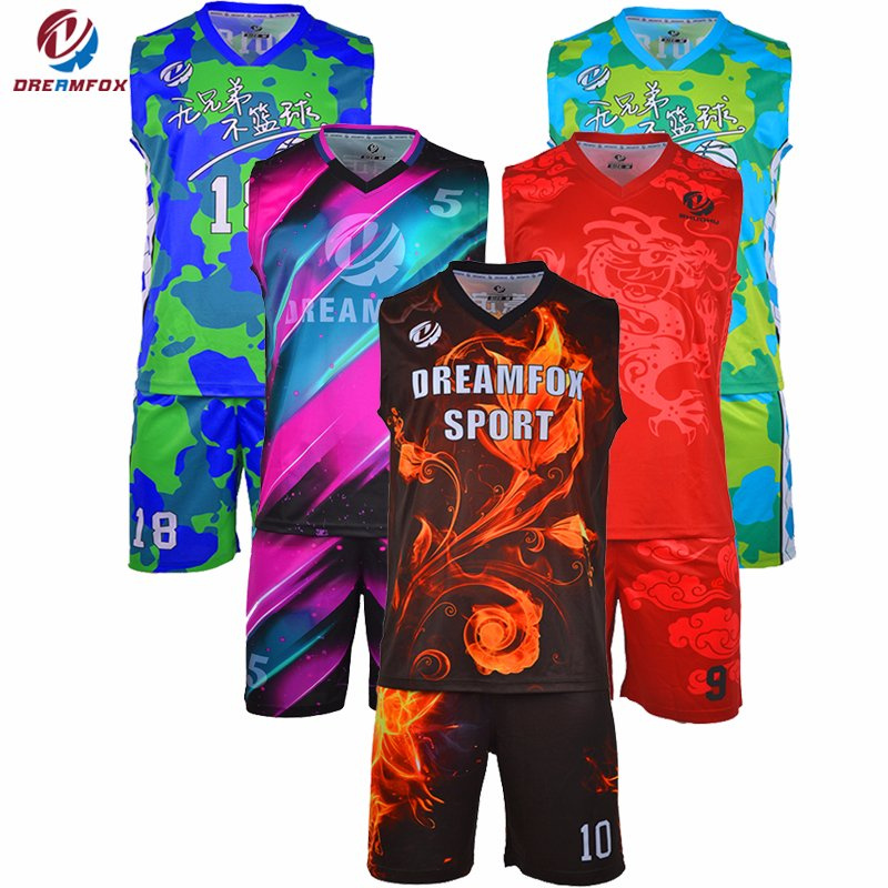Sportswear Custom Sublimation Basketball Uniforms Latest Basketball Jersey Design