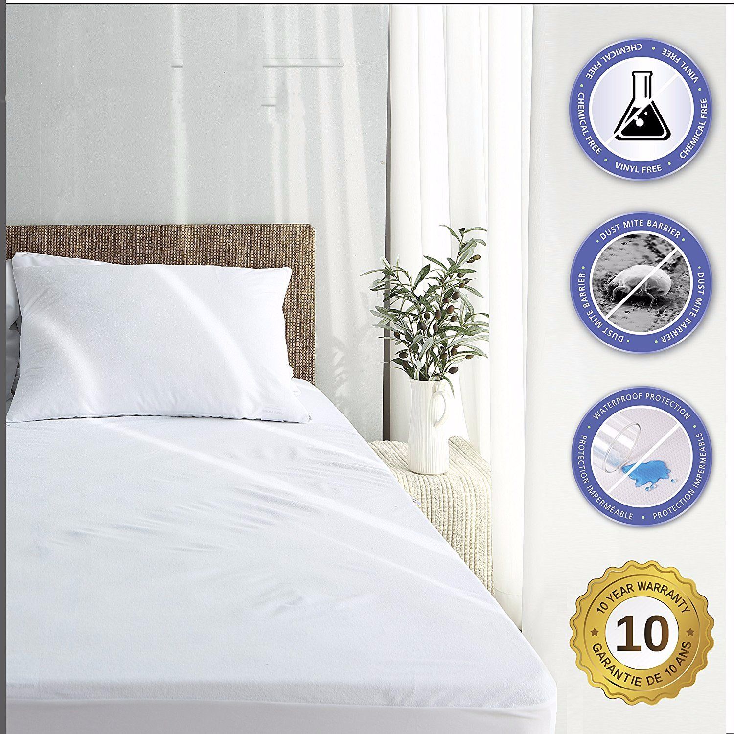 Wholesales Waterproof and Breathable Mattress Protector