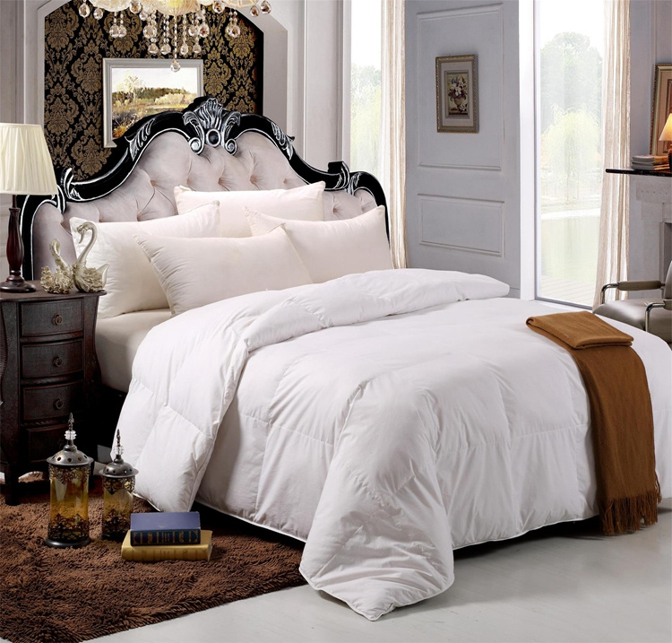 233tc Down Proof Fabric and 75% Grey Duck Down Comforter