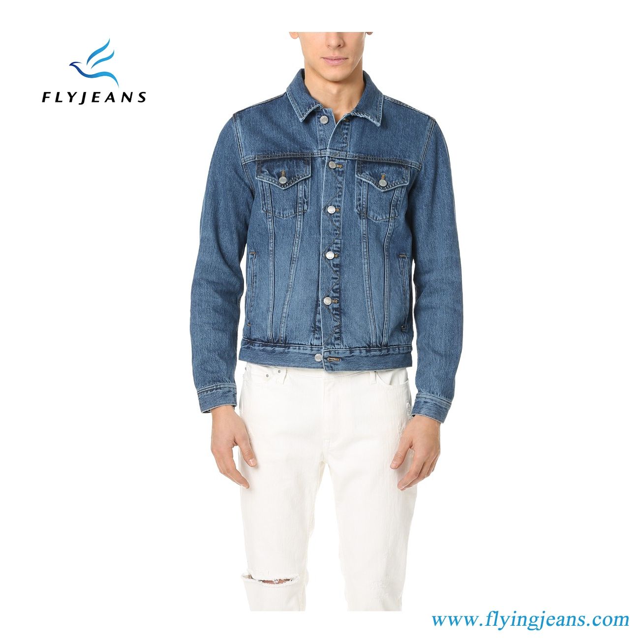 Stonewashed Denim Jackets for Men and Boys (e. p. 8002)