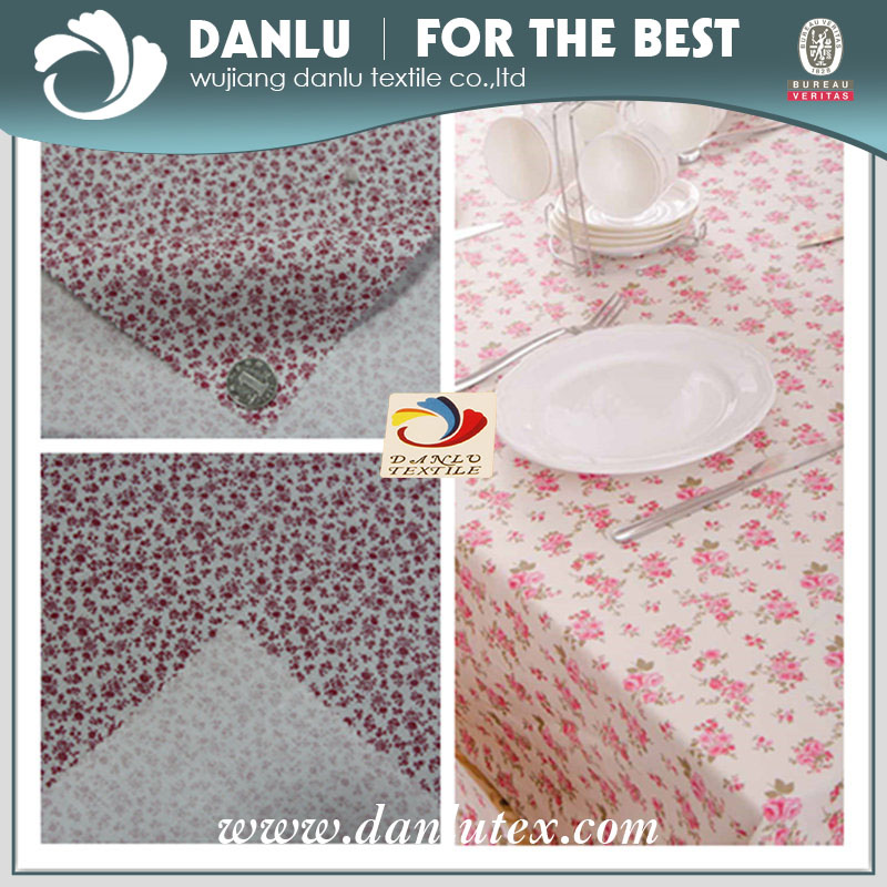Printed Polyester Fabric Bonded Waterproof TPE Laminated Fabric for Tablecloth
