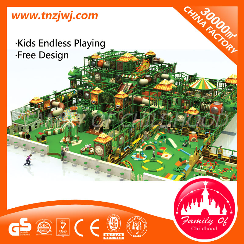 Forest Theme Children Soft Play Area Indoor Playground