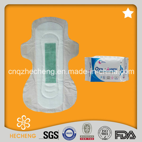 280mm Night Use Anion Sanitary Napkin with Factory Brand