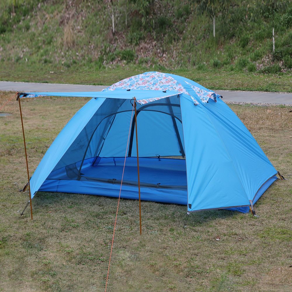 4-Person Camping Tent with Hunting Adventure and Family Party