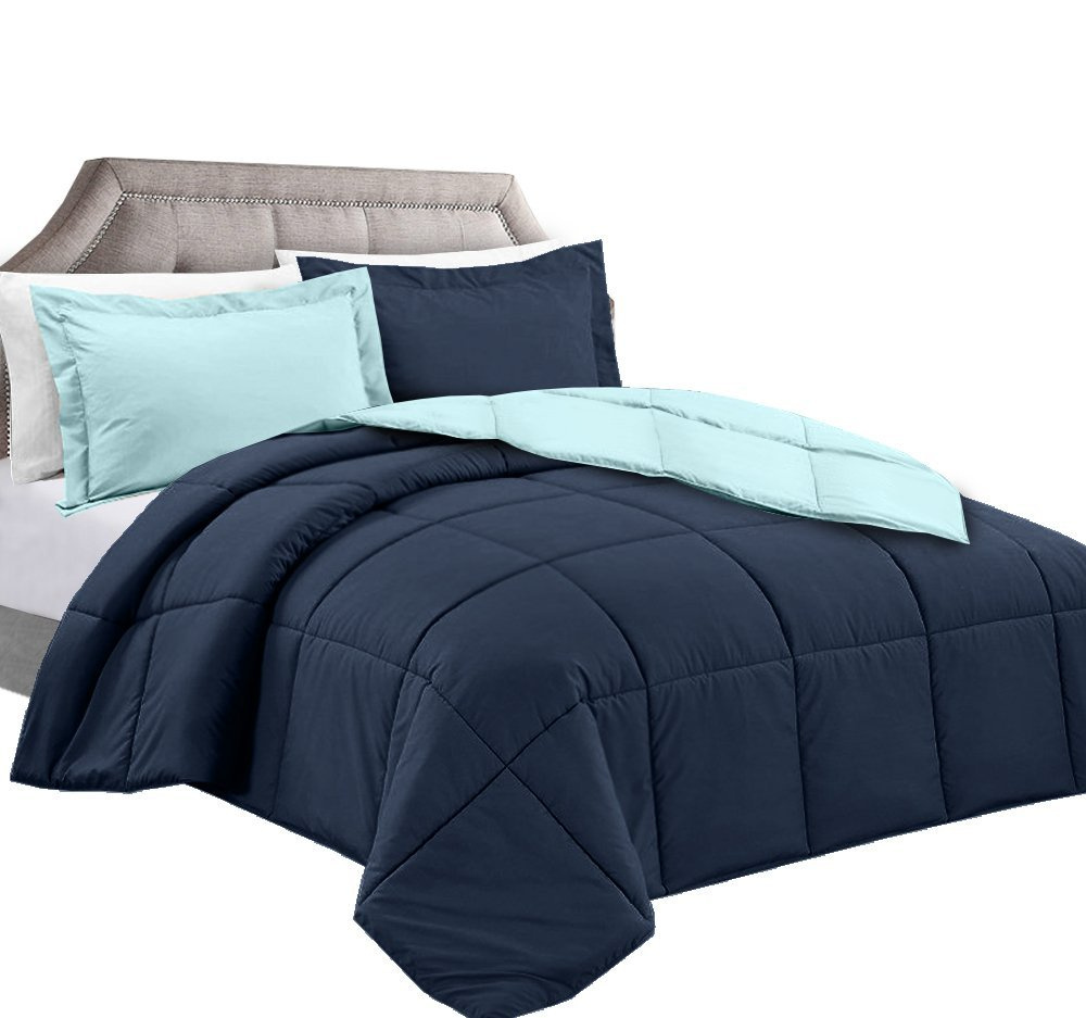 Reversible Polyester Filling Queen Size Quilt