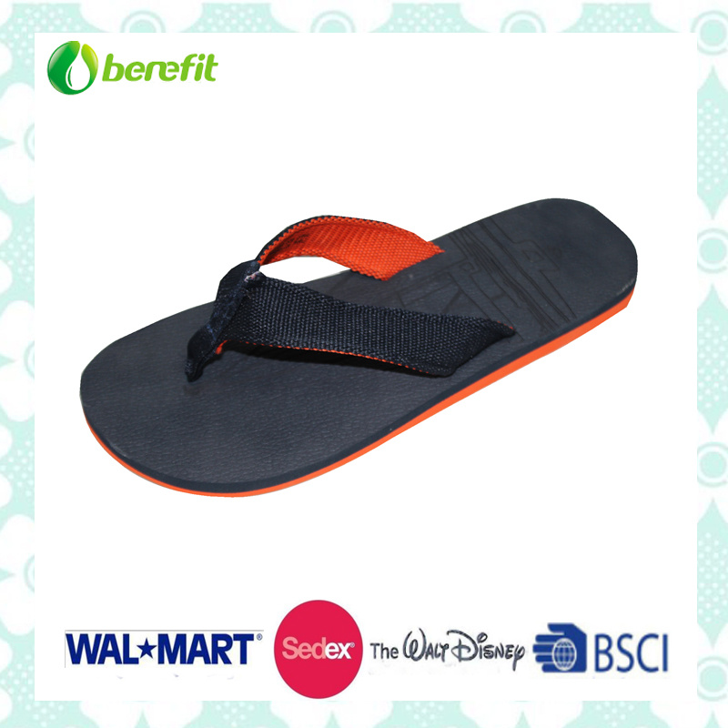 Men's Beach Slippers with EVA Sole and Canvas Shoes