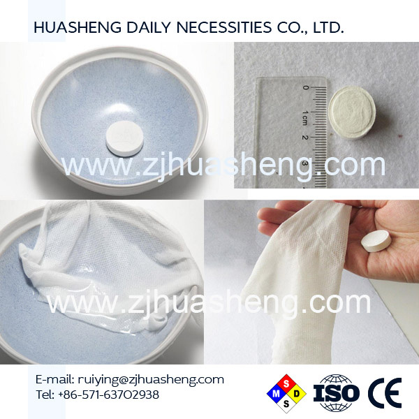 2cm-Diameter Ball Shape Compressed Towel 100% Made of Viscose or Rayon for Washing Hands and Face, for Hotel, Restaurant
