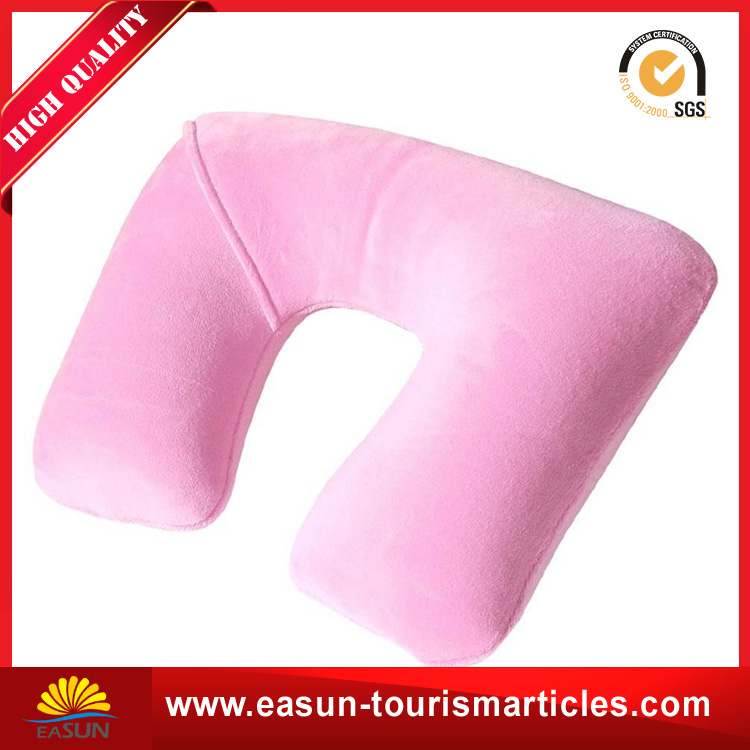 Any Color Non-Woven Back Support Travel U Pillow with Logo