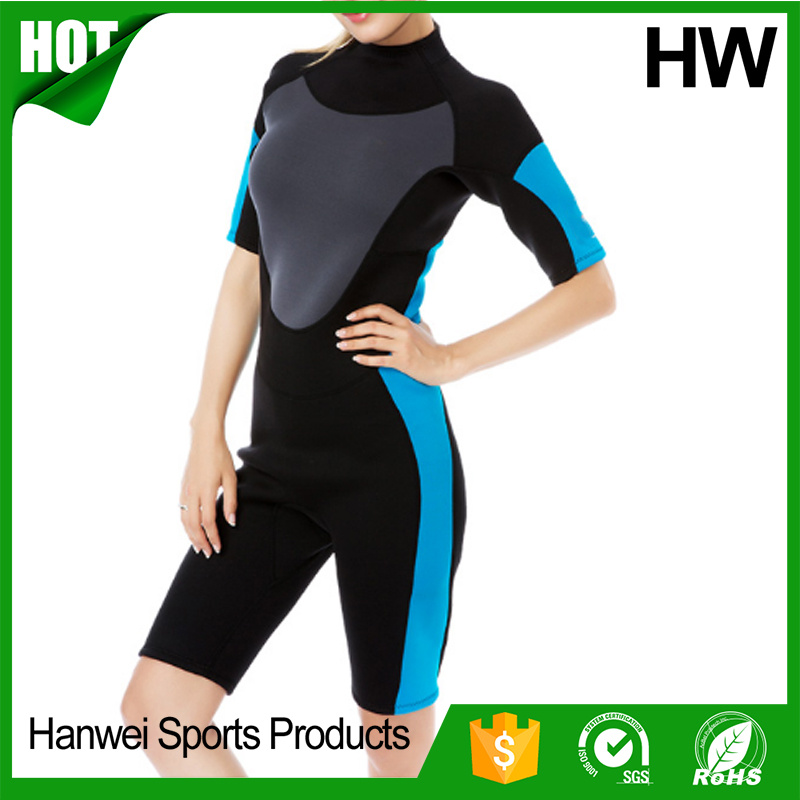 Factory Direct Marine Back Zipper Neoprene Surfing Wetsuits (HW-W004)