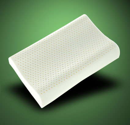 Anti-Static Contour 100% Natural Latex Massage Pillow