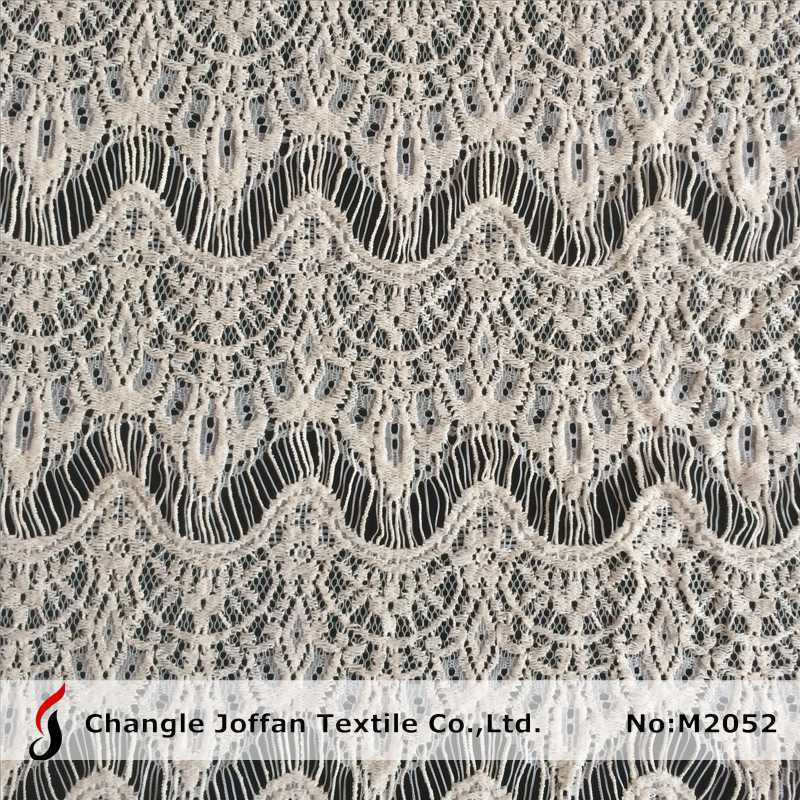 Thick Cotton Trimming Scalloped Lace for Dresses (M2052)