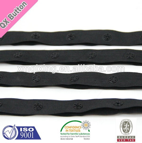 Garment Plastic Snap Button Tape