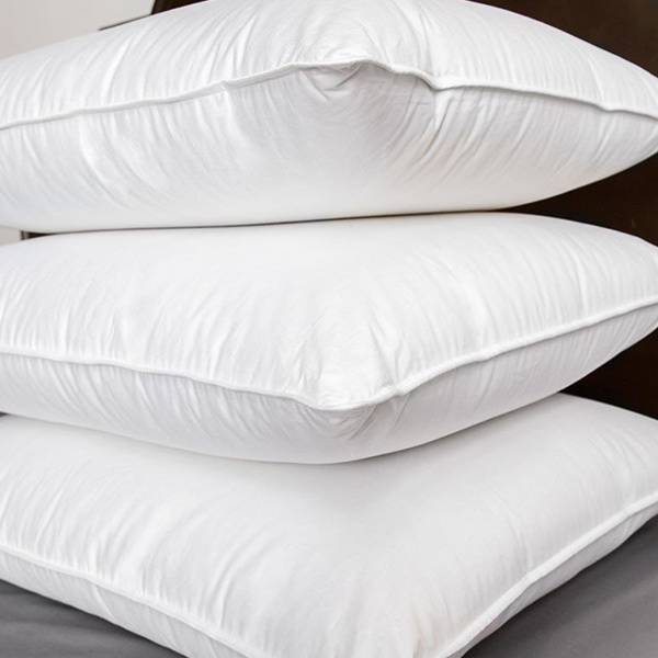Hypoallergenic Soft Fluffy Hotel Microfiber Pillow with 100% Cotton Cover