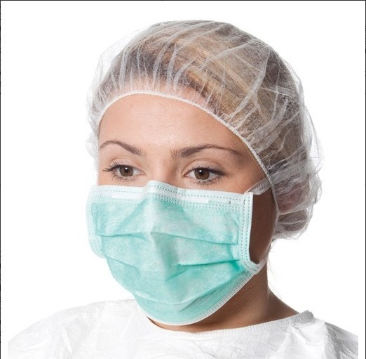 Protective Isolation Pleated Face Masks with Earloops