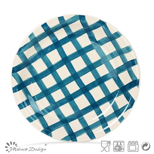 Hand Painting Grid Print 10.5