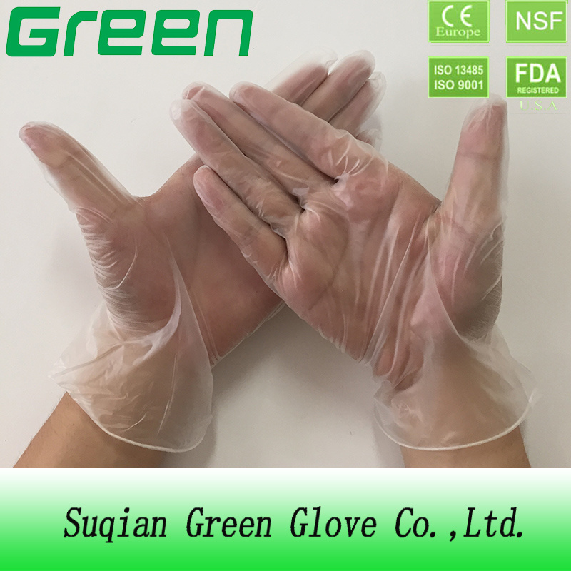 Clear Powder Free Medical Disposable Vinyl Gloves (AQL: 1.5/2.5/4.0)