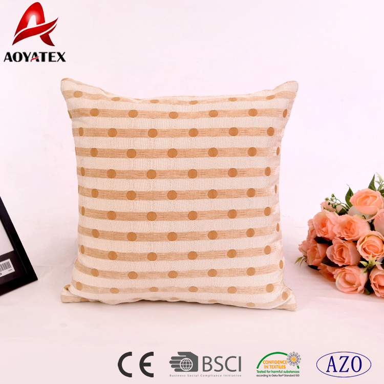 Latest Design Wholesale Solid Chenille Decorative Plain Cushion