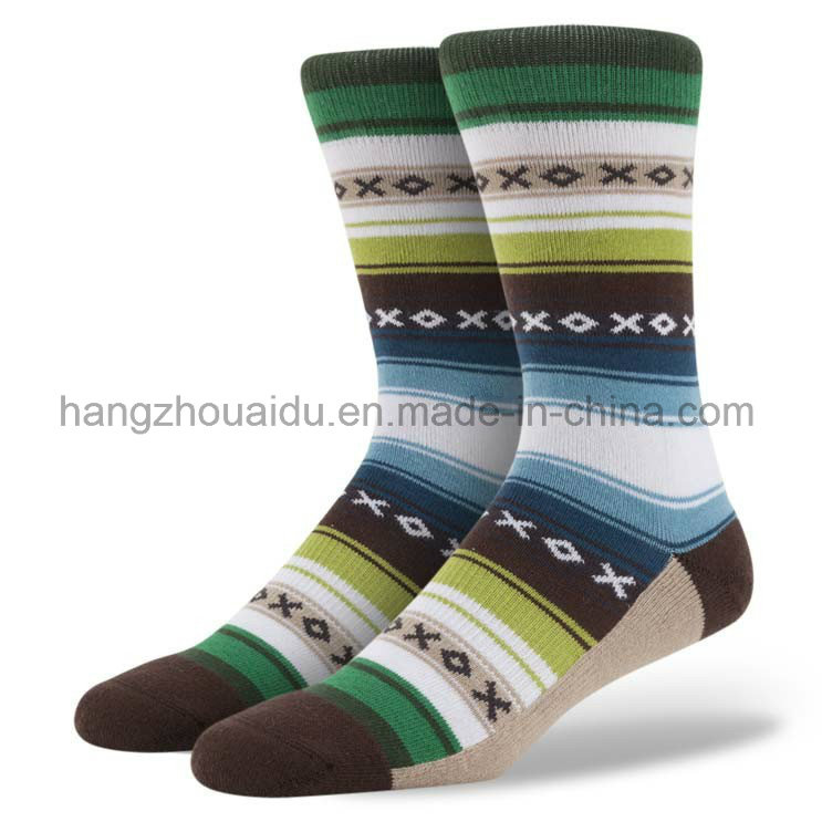 Retro Style Funk Men Dress Cotton Sock
