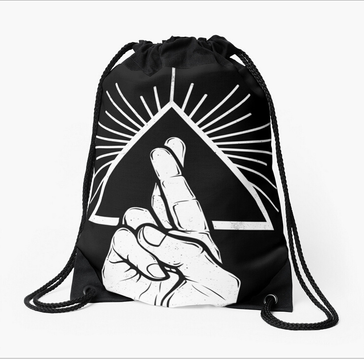 Drawstring Polyester Backpack Bag for Promotion (FLY- dB0119)