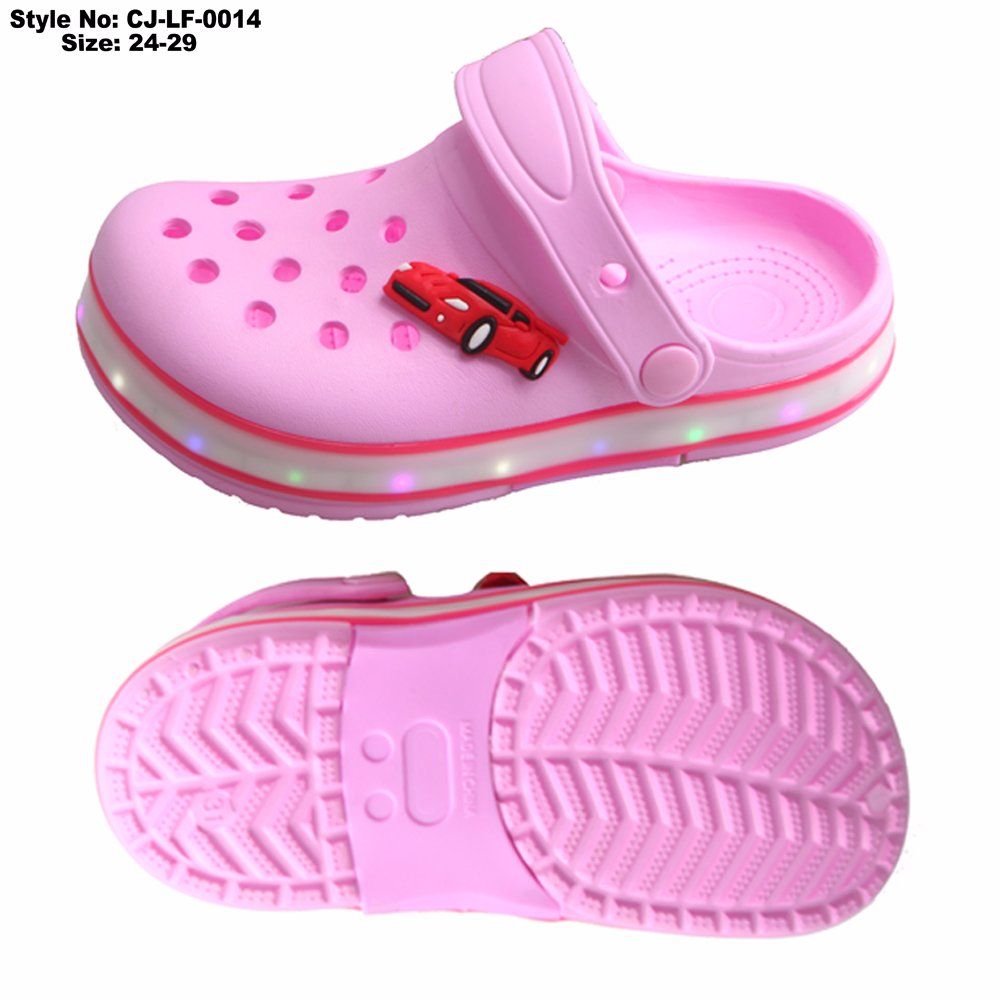 EVA Children Clog Sandal Light up LED Shoes