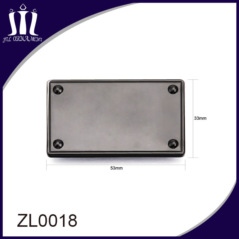 New Design Zinc Alloy Accessories Clothes Label