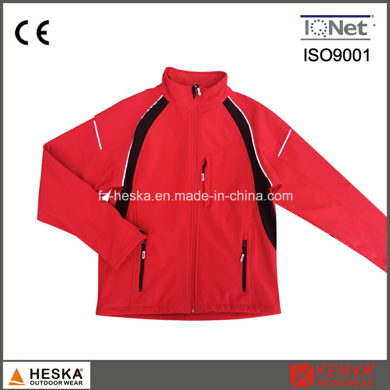 Custom Coat Waterproof Softshell Red Jacket