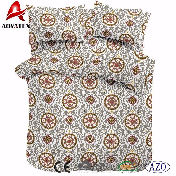 65-75GSM PVC Bag 4PCS Polyester Bedding Set