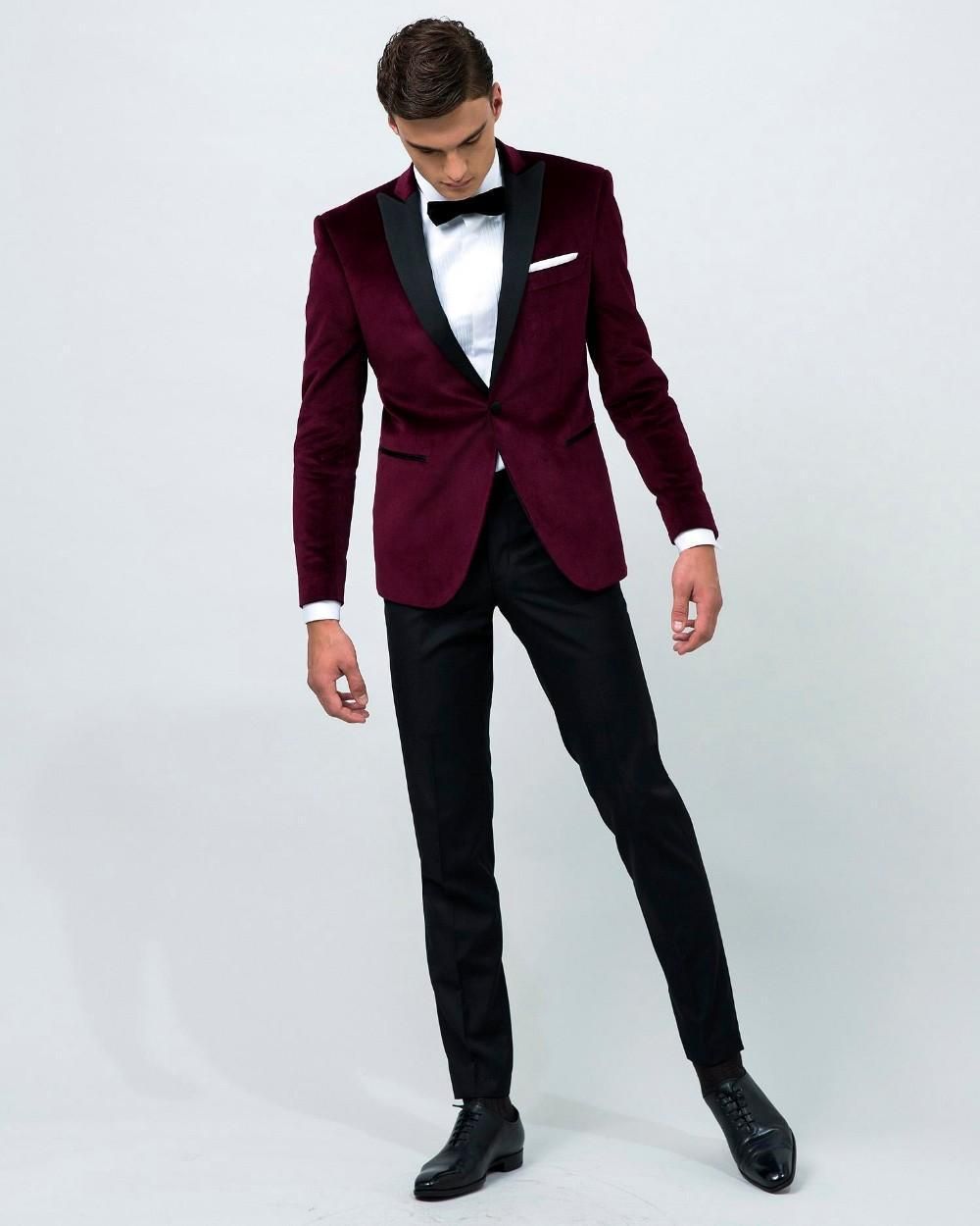 High End Coat Pant Slim Fit Custom Men Suit