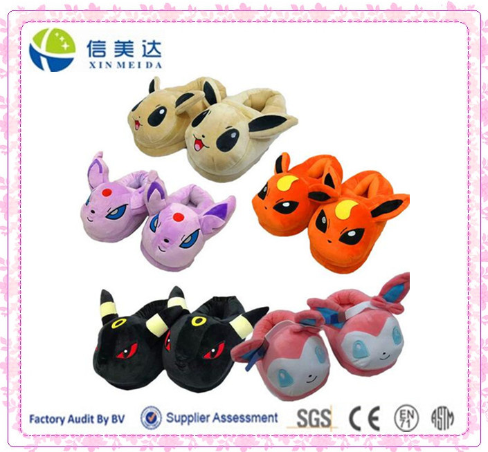 Custom Plush Cartoon Character Slippers