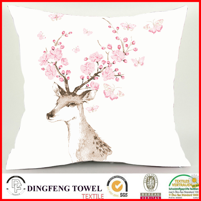 2016 New Design Luxury Printed Cushion Cover Df-C090