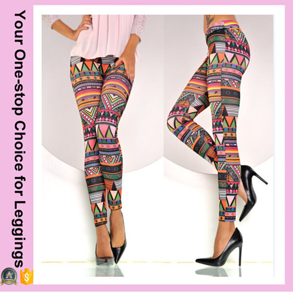 New Designed Aztec Print Fitness European Regualr Legging