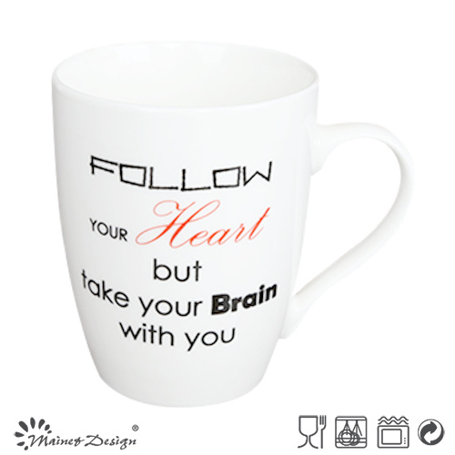 11oz Ceramic Mug with Words Design