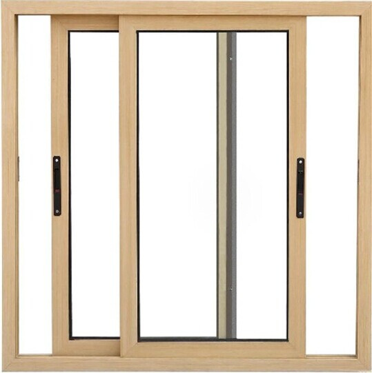 Powder Coating Aluminum Sliding Door with Mosquito Net (A82)