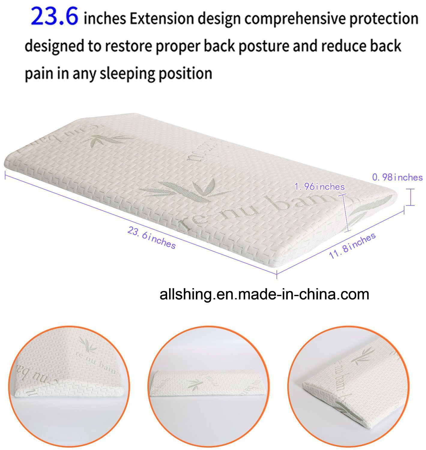 Multifunctional Lumbar Support Cushion for Hip, Sciatica and Joint Pain Relief
