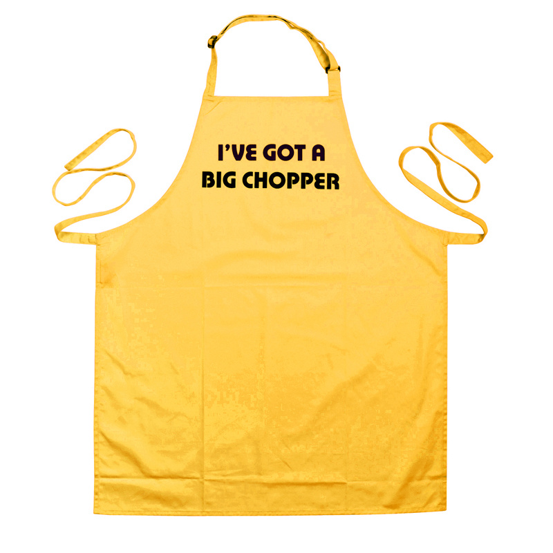 Popular Cotton Fabric Chef Apron in Blue with Plastic