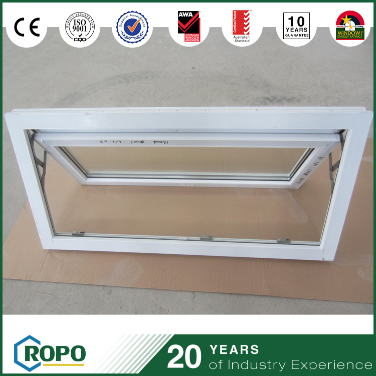 New Style Plastic Awning Window with Double Insulating Glazed