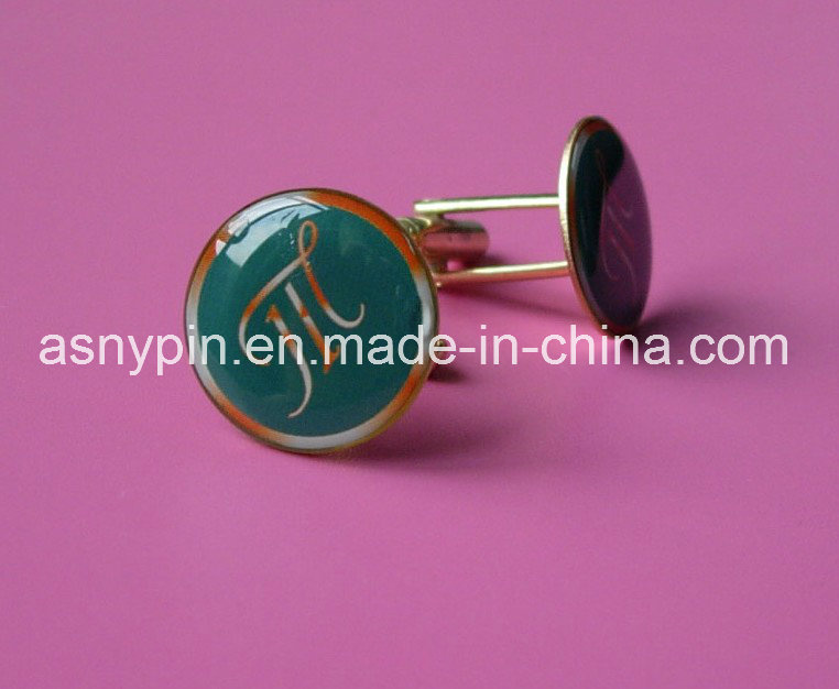 Metal Offset Printing Cufflinks Cheap